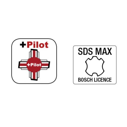 Brocas SDS-Max + Pilot Imcoinsa